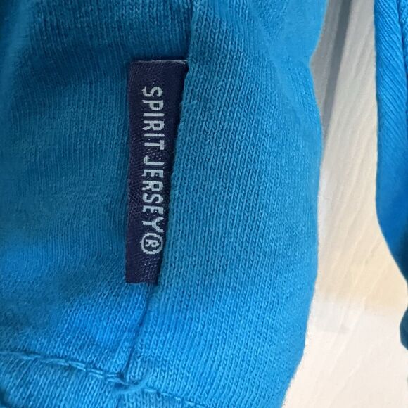 Spirit Jersey FINS UP Landshark Pool Blue Unisex Long Sleeve Relaxed Small - Picture 5 of 5